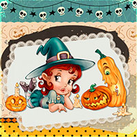 How you doin', pumpkin? - Digital Stamp