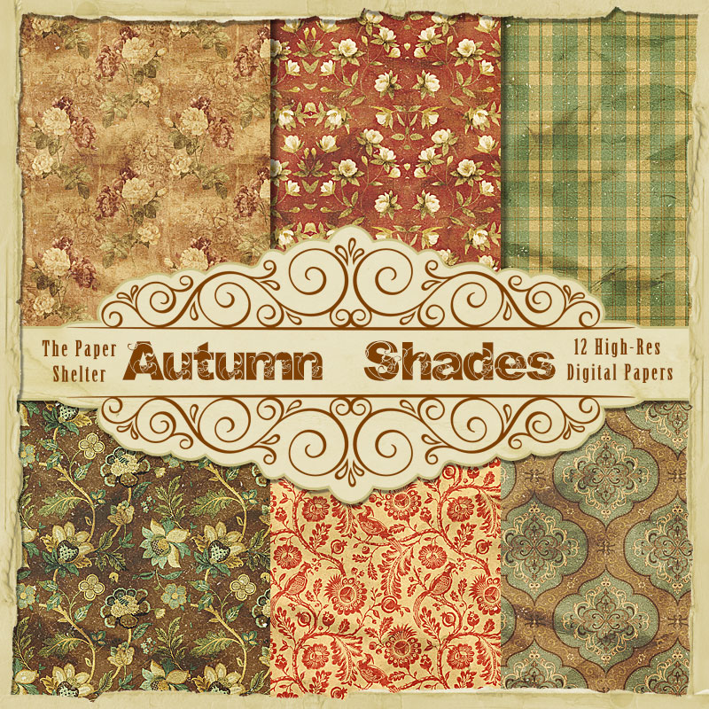 Autumn Shades - "Paper Pack" - Click Image to Close