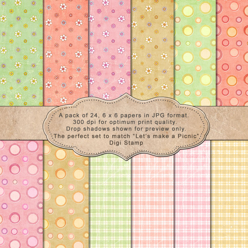 Let's make a Pic-nic! -"Paper Pack" - Click Image to Close