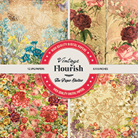 Vintage Flourishes - Paper Pack