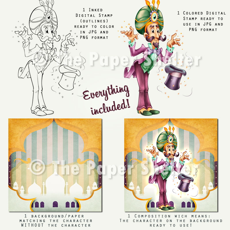 Abracadabra - Digital Stamp