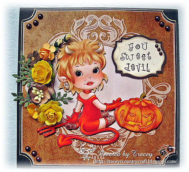 Adorable Little Devil - Digital Stamp - Click Image to Close