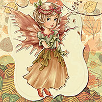 Autumn Enchantment - Digital Stamp - Click Image to Close