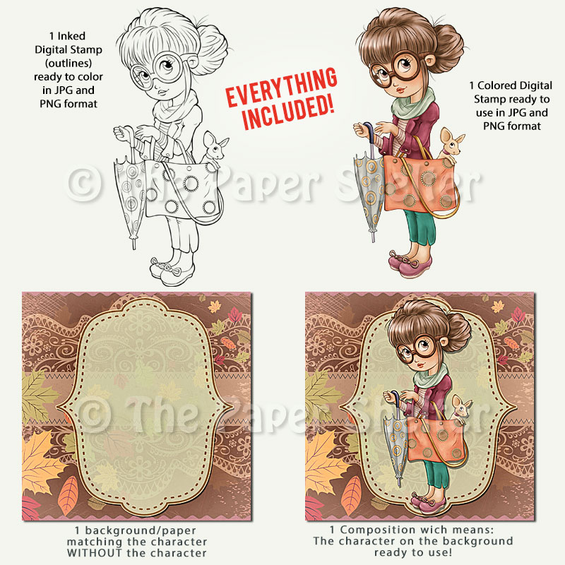 Autumn Trends - Digital Stamp - Click Image to Close