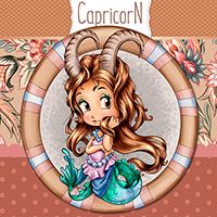 Capricorn - Digital Stamp
