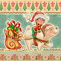Christmas Elf - Digital Stamp
