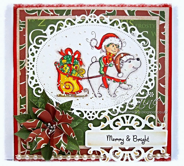 Christmas Elf - Digital Stamp - Click Image to Close
