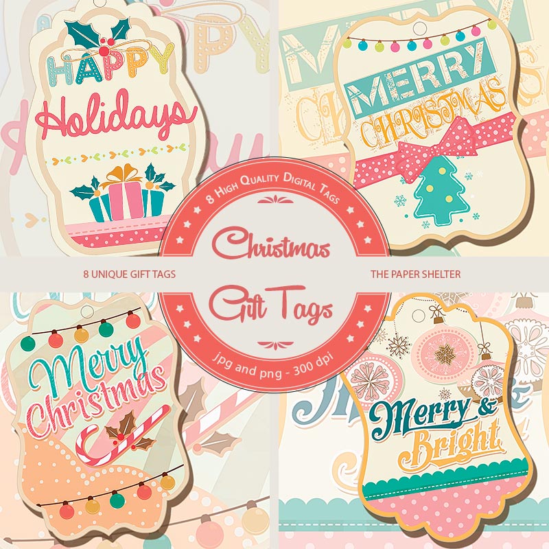 The Paper Shelter - Christmas Gift Tags