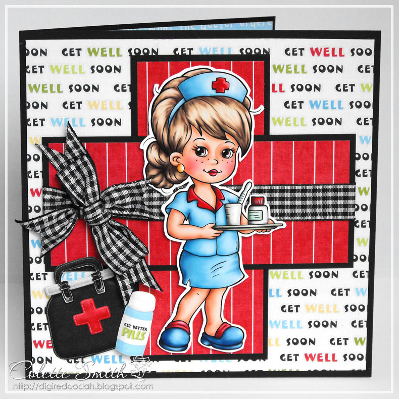 Cute Nurses - Digi Stamps