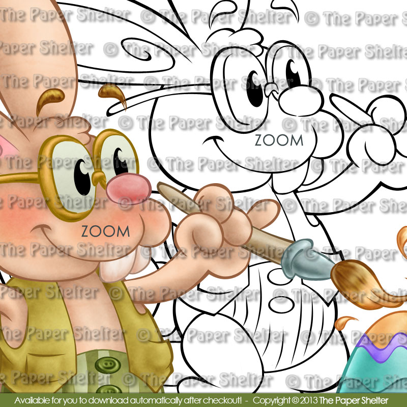 Easter Masterpiece - Digital Stamp - Click Image to Close