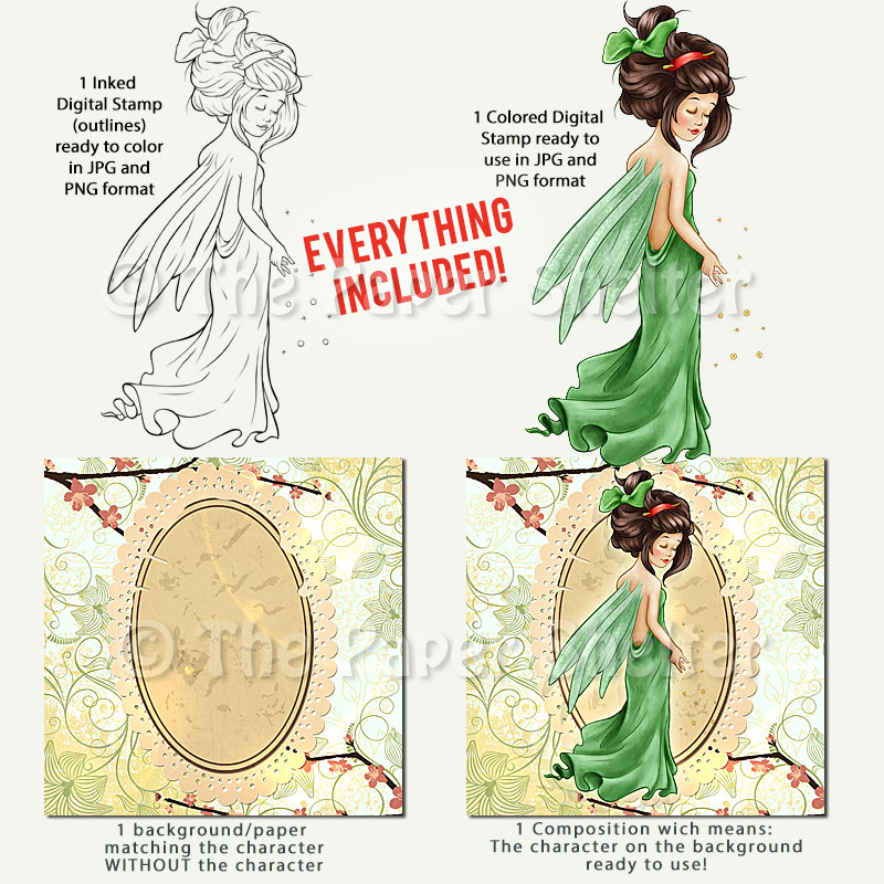 Exotic Enchantment - Digital Stamp - Click Image to Close