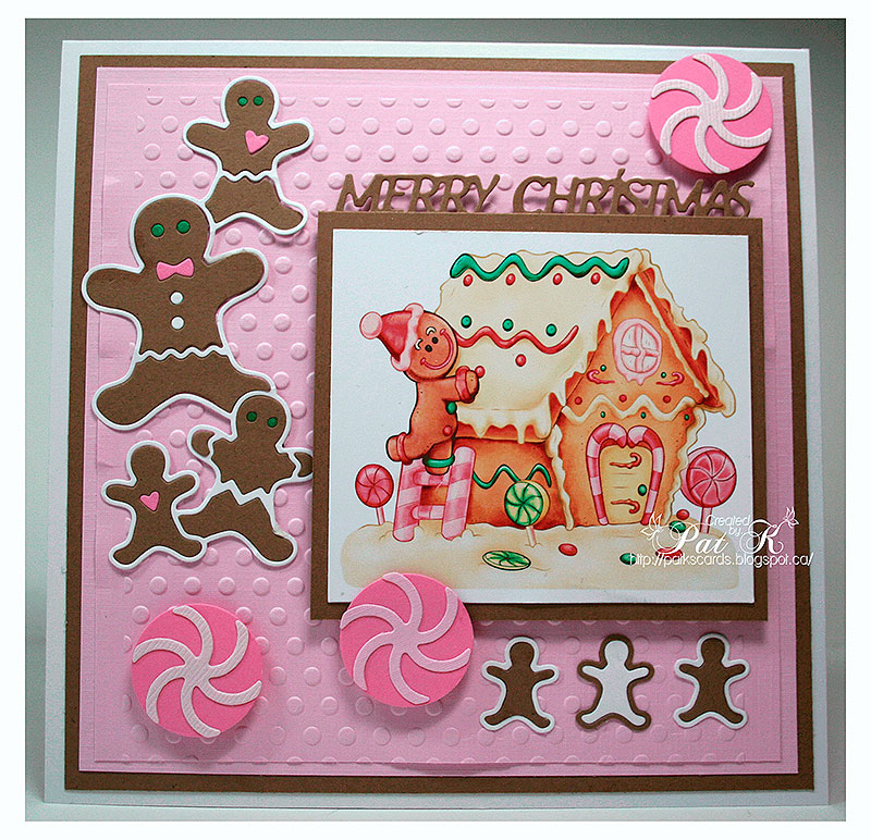 Gingerbread House - Digital Stamp - Click Image to Close