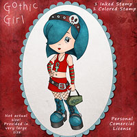 Gothic Girl - Click Image to Close