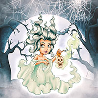 Halloween Ghost - Digital Stamp