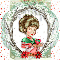 Heart of Christmas - Digital Stamp