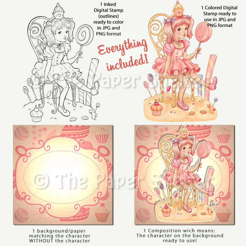 Mad About Goodies! - Digital Stamp - Click Image to Close