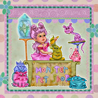 Monster Pet Shop - Digital Stamp