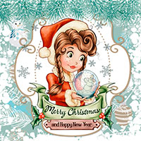 My Christmas Snowball - Digital Stamp