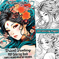 Orient Fantasy - Digital Coloring Book