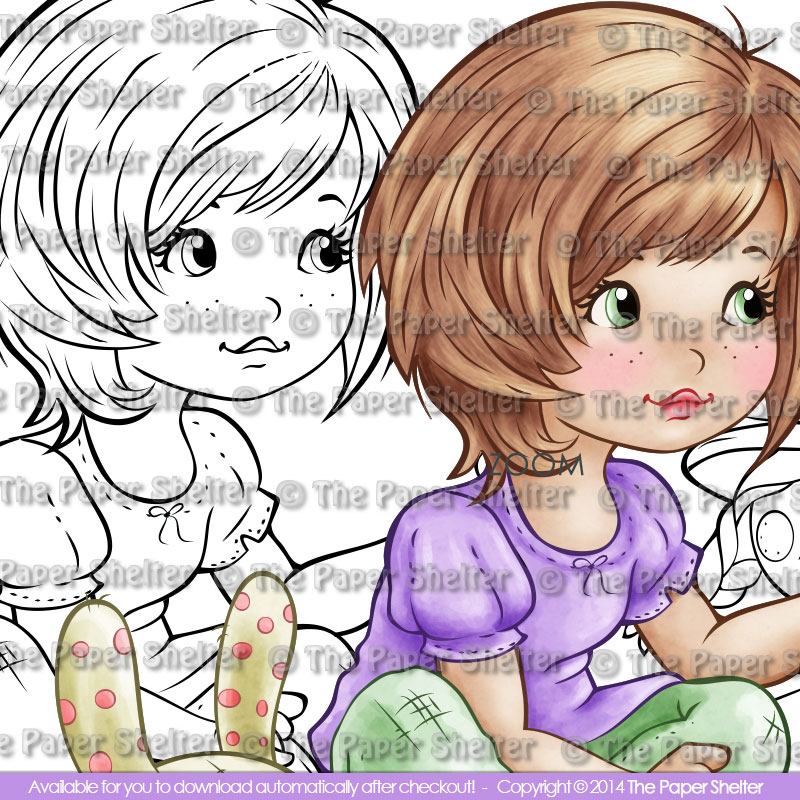 Pic-Nic with my Friends - Digital Stamp - Click Image to Close