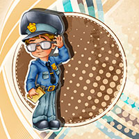 Police Officer - Digital Stamp