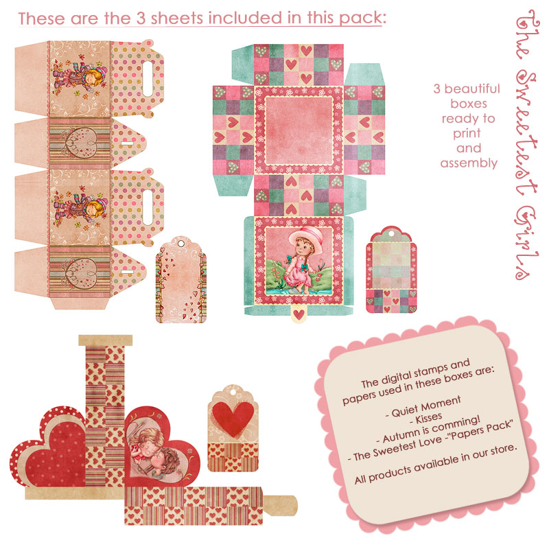 Sweetest Girls - "Printable kit" - Click Image to Close