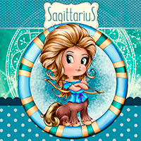 Sagittarius - Digital Stamp