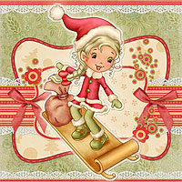 Santa Cute Helper - Click Image to Close