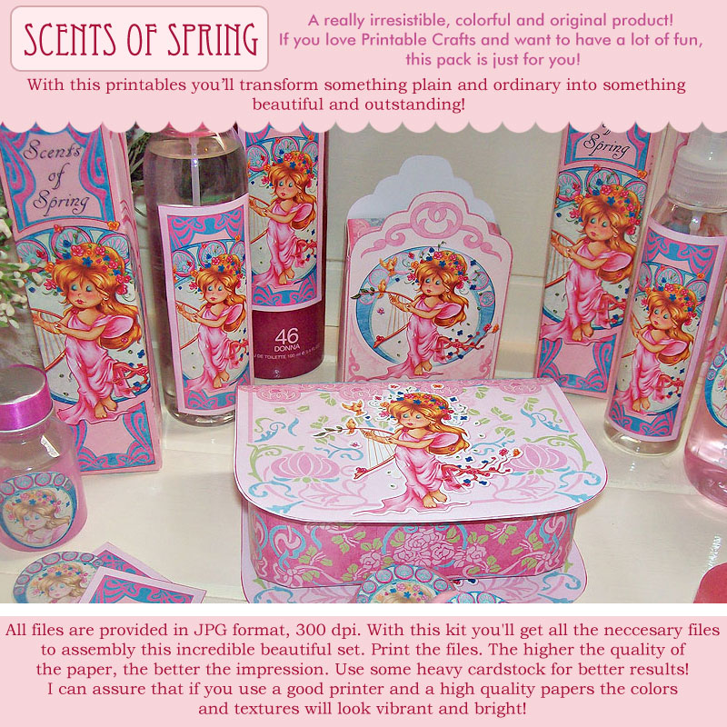 Scents of Spring - Printable Set - Click Image to Close