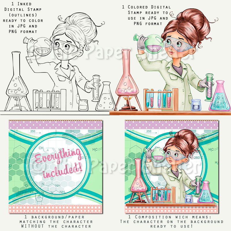 Science! - Digital Stamp