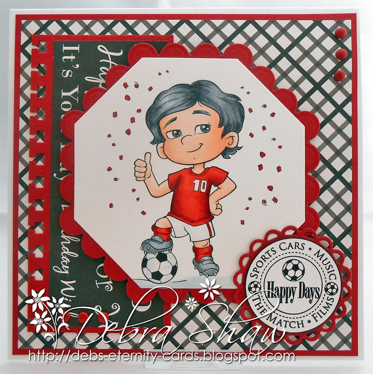 Soccer Star - Digital Stamp