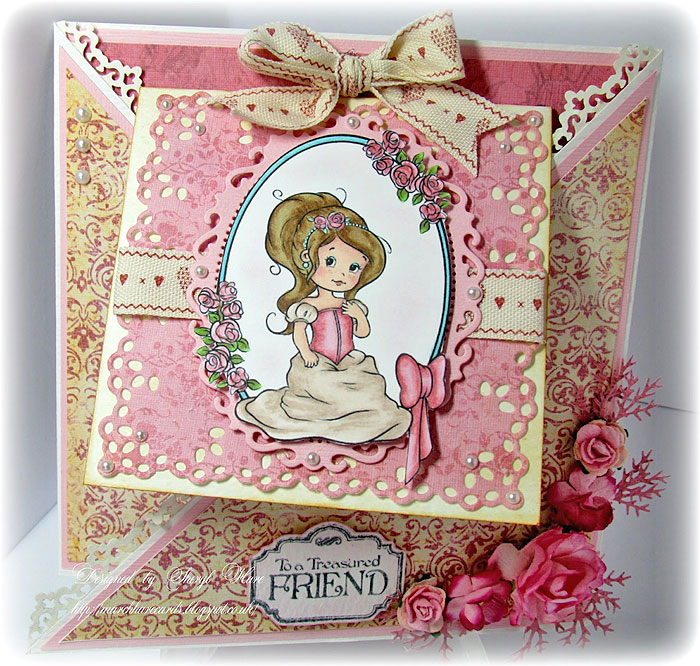 Spring Princess - Digital Stamp - Click Image to Close