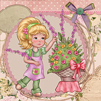 The Florist - Digital Stamp - Click Image to Close