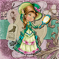 Victorian Beauty *Updated - Digital Stamp
