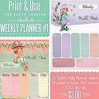 Weekly Planner 01 - Printable Kit