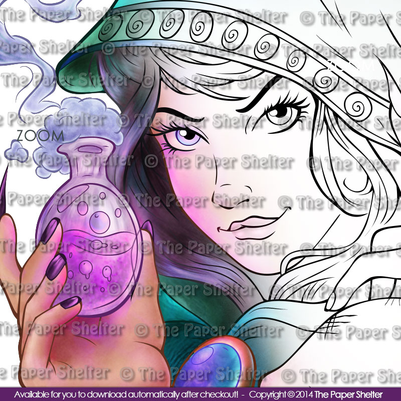 Witching Hour - Digital Stamp - Click Image to Close