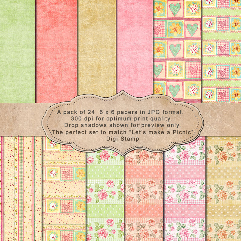 Let's make a Pic-nic! -"Paper Pack" - Click Image to Close