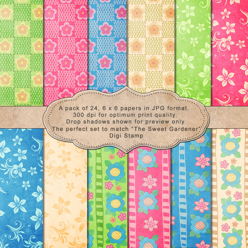 The Sweet Gardener -"Paper Pack" - Click Image to Close