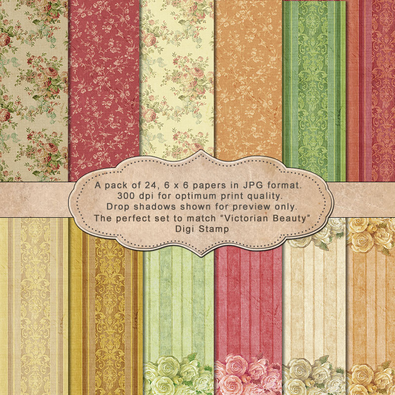 Victorian Beauty - "Paper Pack" - Click Image to Close