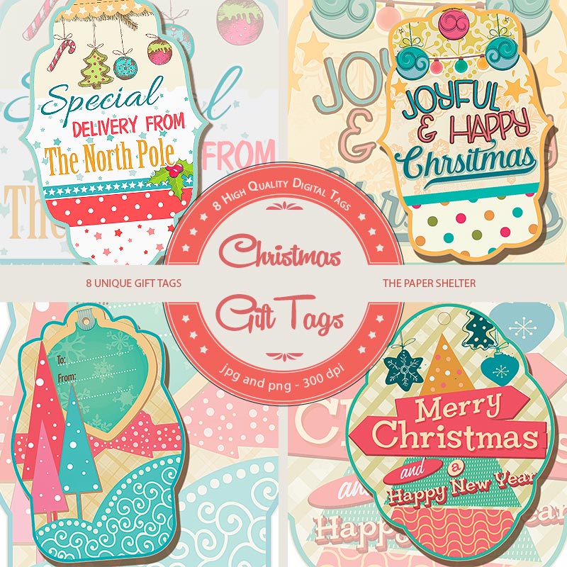 The Paper Shelter - Christmas Gift Tags - Click Image to Close