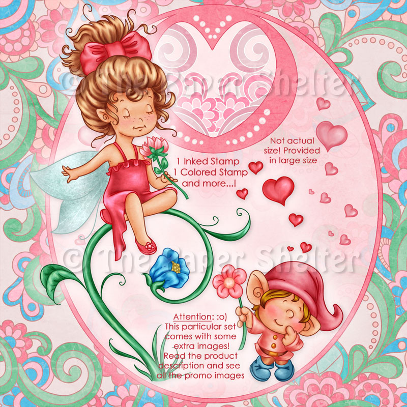 Enchanted Love - Digital Stamp - Click Image to Close