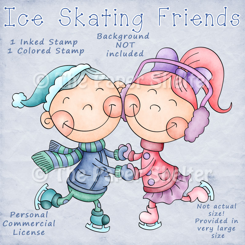 Ice Skating Friends - Click Image to Close
