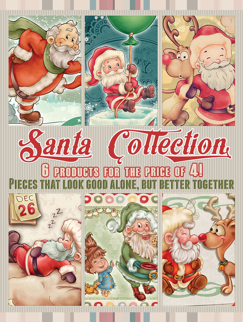 Santa Collection - 6 products for the price of 4 - Click Image to Close