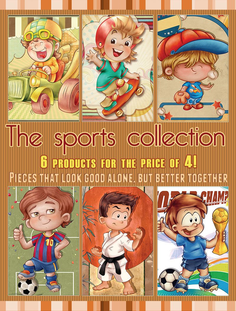 The Sports Collection - 6 products for the price of 4 - Click Image to Close