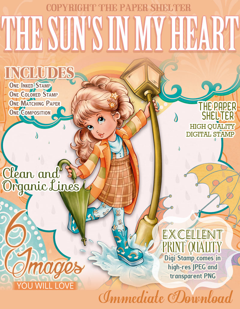 The Sun's In My Heart - Digital Stamp - Click Image to Close
