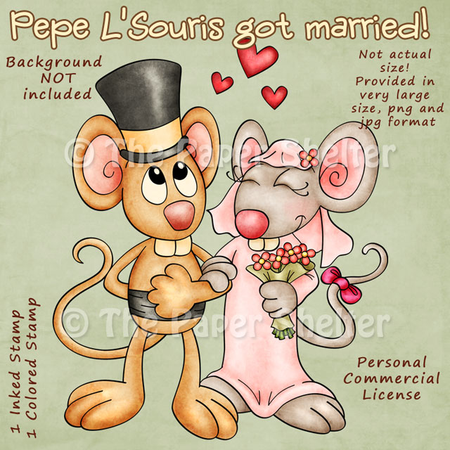 Pepe L´Souris got married!