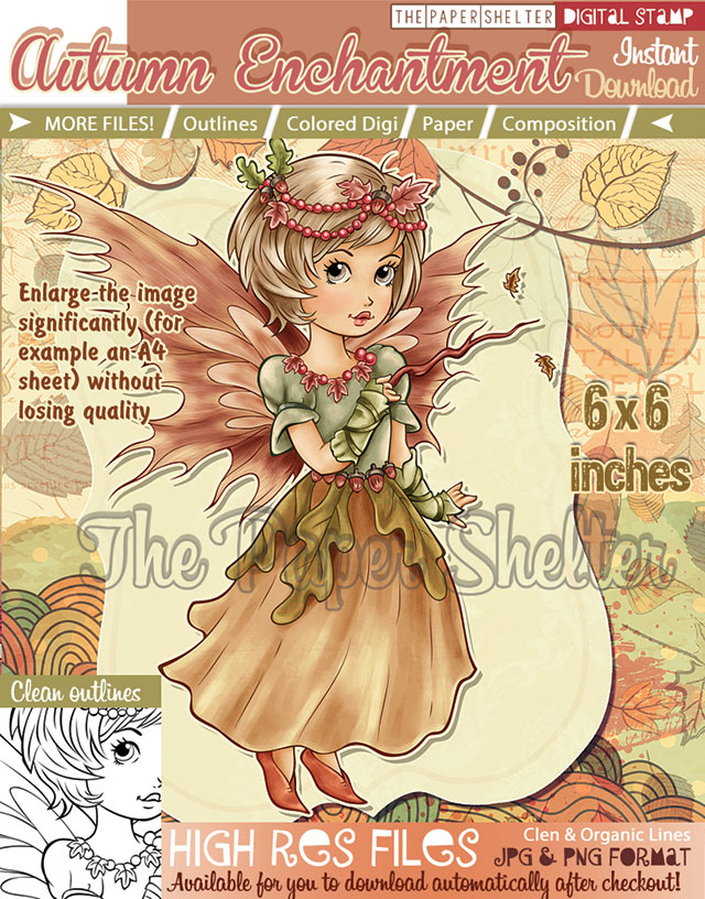 Autumn Enchantment - Digital Stamp