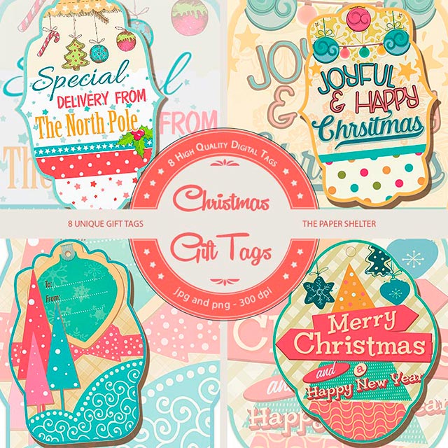 The Paper Shelter - Christmas Gift Tags