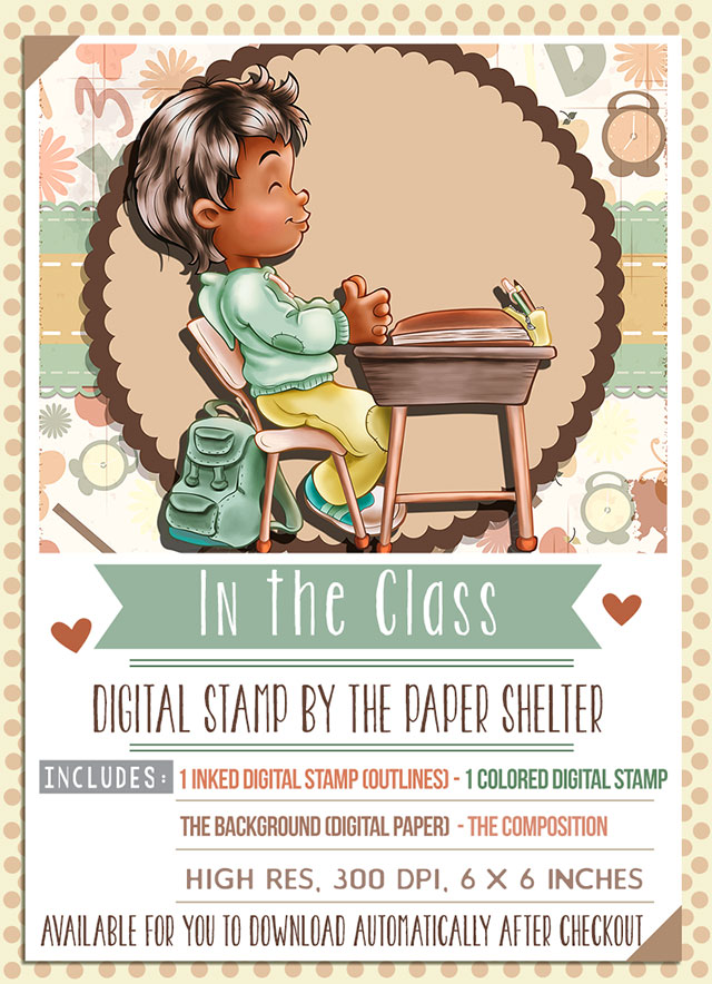 In the Class - Digital Stamp