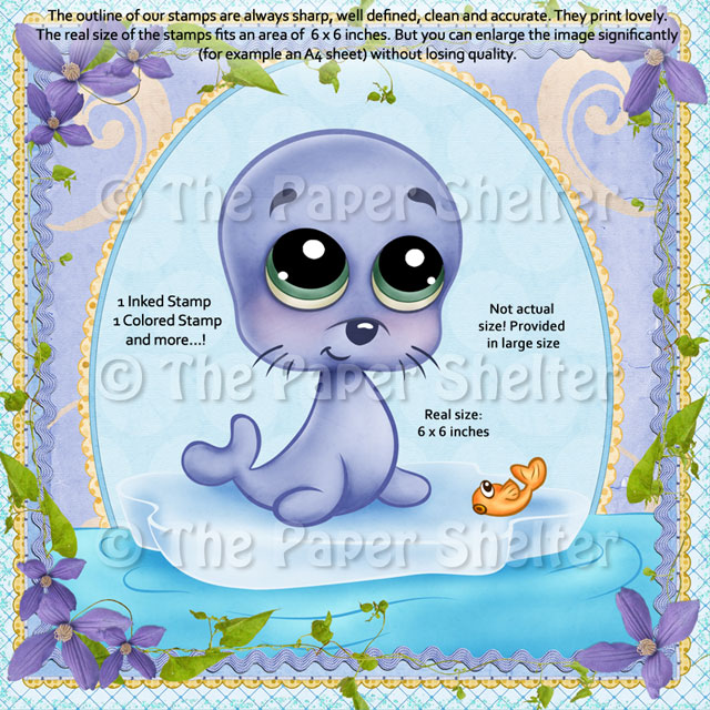 The Most Adorable Seal - Digital Stamp